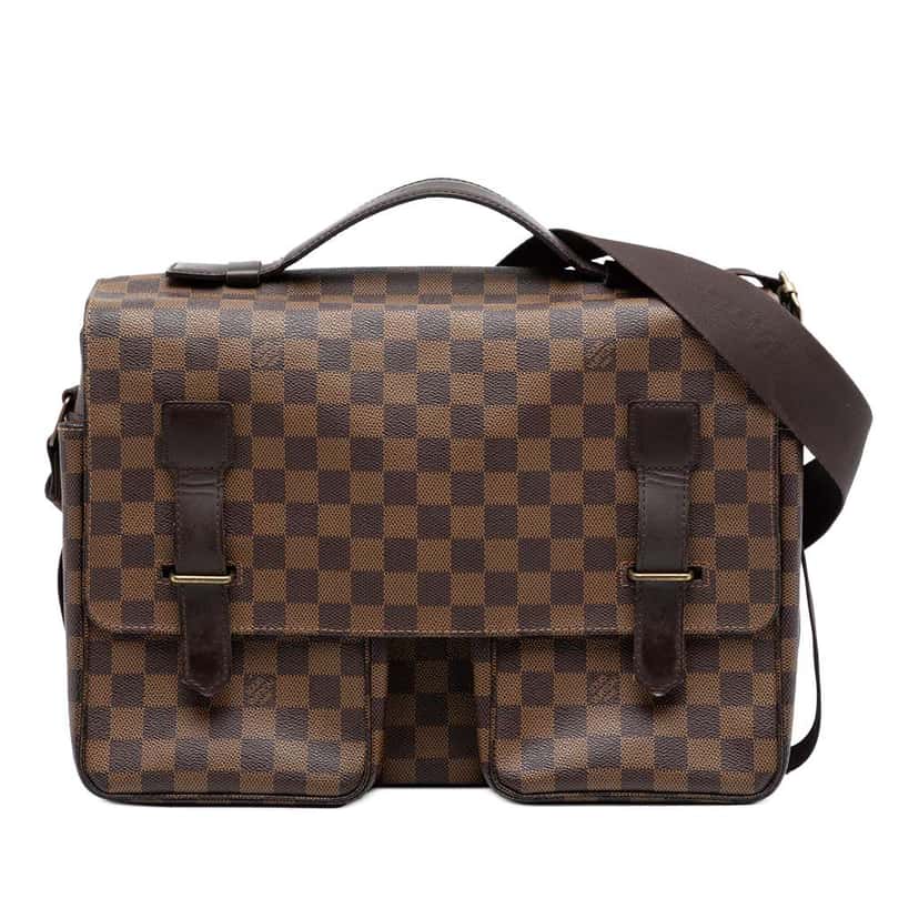 Louis Vuitton Damier Ebene Broadway Brown Very good condition - Front View
