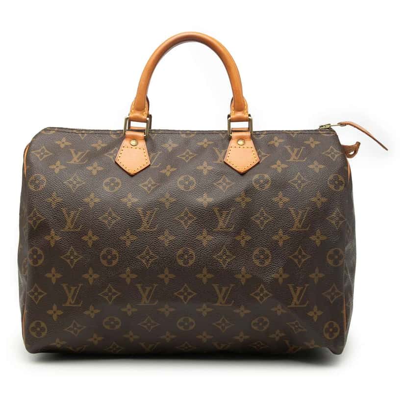 Louis Vuitton Monogram Speedy 35 Brown Very good condition - Front View