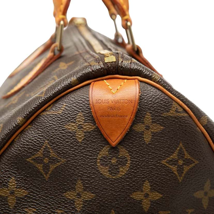 Louis Vuitton Monogram Speedy 35 Brown Very good condition - Box View