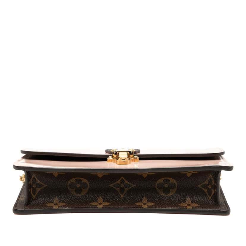 Louis Vuitton Portefeuille Cherrywood Wallet On Chain Pink Leather Very good condition - Inside View