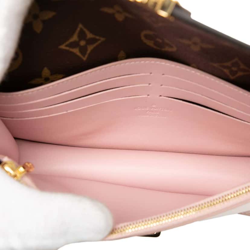 Louis Vuitton Portefeuille Cherrywood Wallet On Chain Pink Leather Very good condition - Model View