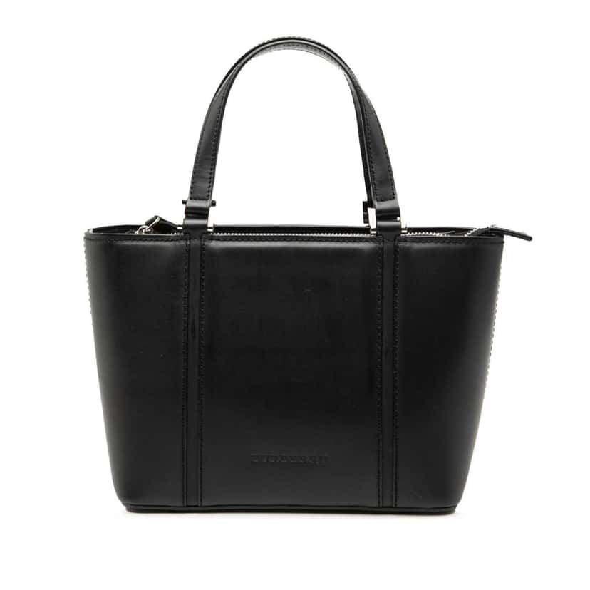 Burberry Leather Handbag Black Leather Very good condition - Front View