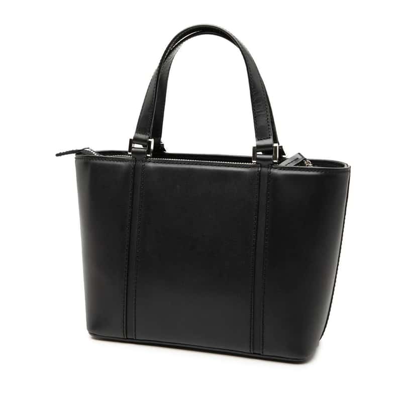 Burberry Leather Handbag Black Leather Very good condition - Back View