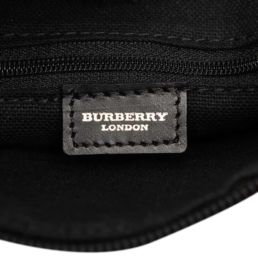 Burberry House Check Canvas Crossbody Beige Canvas Very good condition - Box View