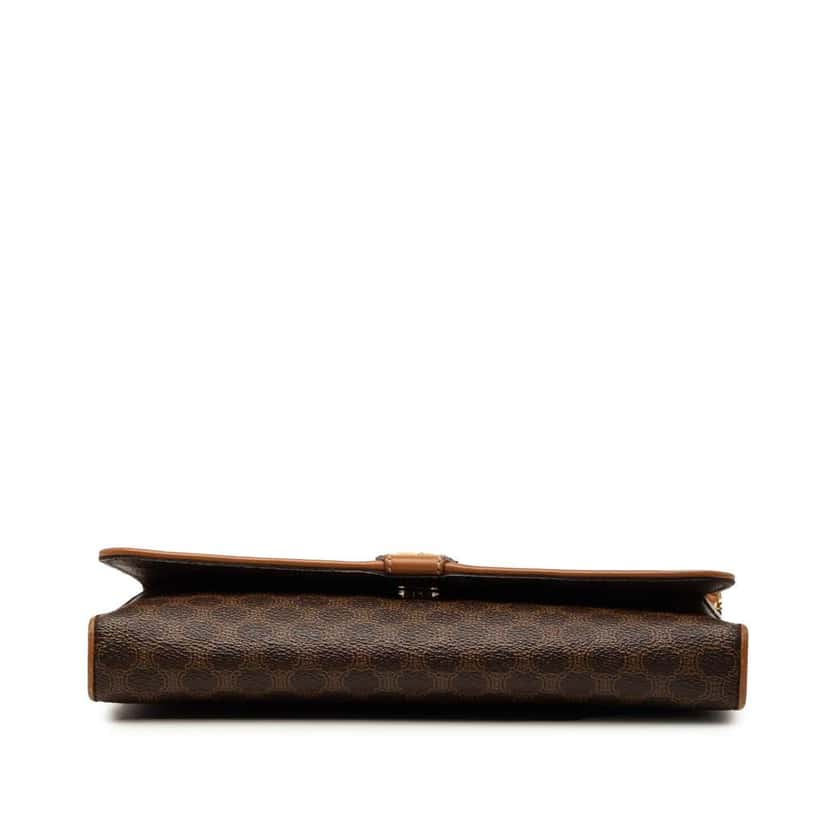 Celine Macadam Coated Canvas Crossbody Brown Canvas Very good condition - Inside View