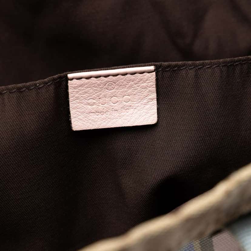Gucci GG Canvas Web Tote Beige Canvas Very good condition - Box View