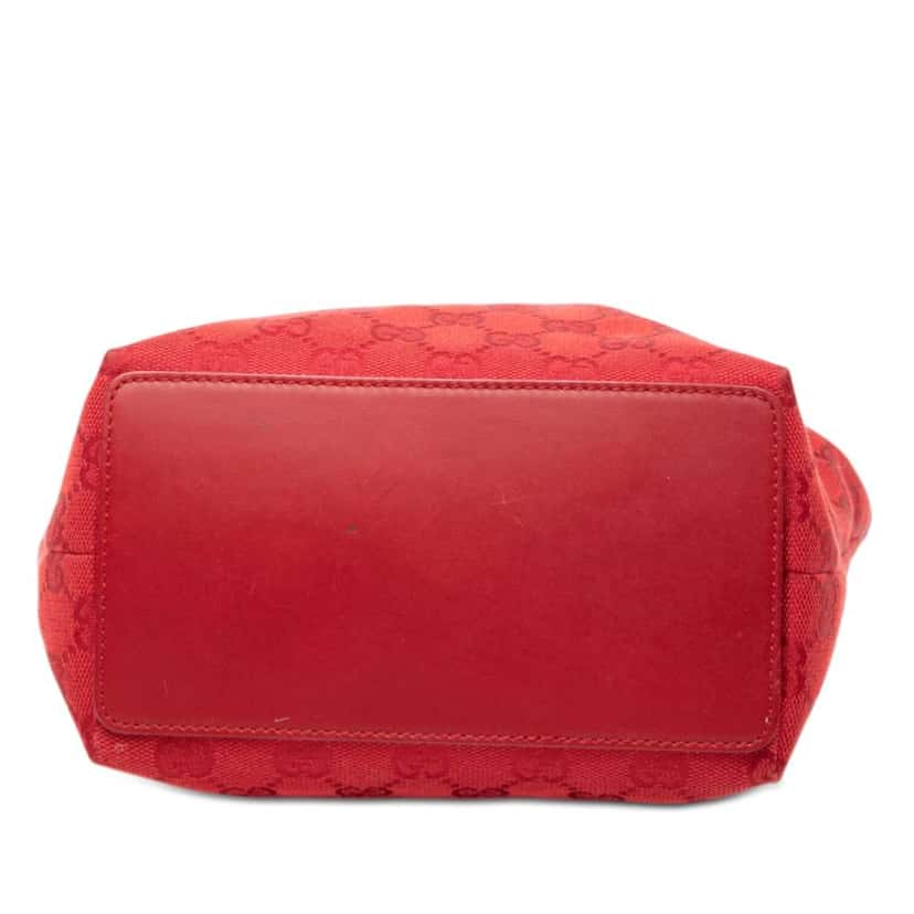 Gucci GG Canvas Tote Red Canvas Very good condition - Inside View