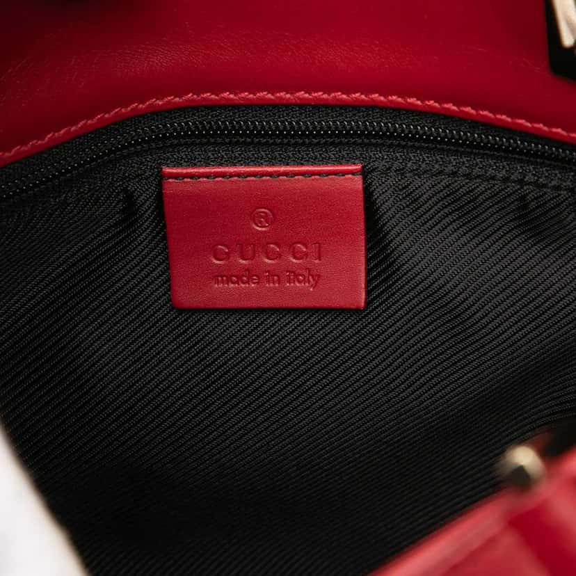 Gucci GG Canvas Tote Red Canvas Very good condition - Box View