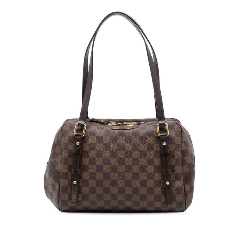 Louis Vuitton Damier Ebene Rivington GM Brown Very good condition - Front View