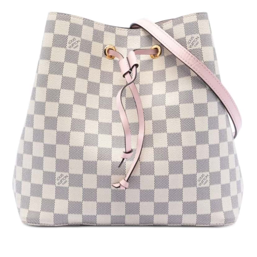 Louis Vuitton Damier Azur Neonoe MM White Very good condition - Front View