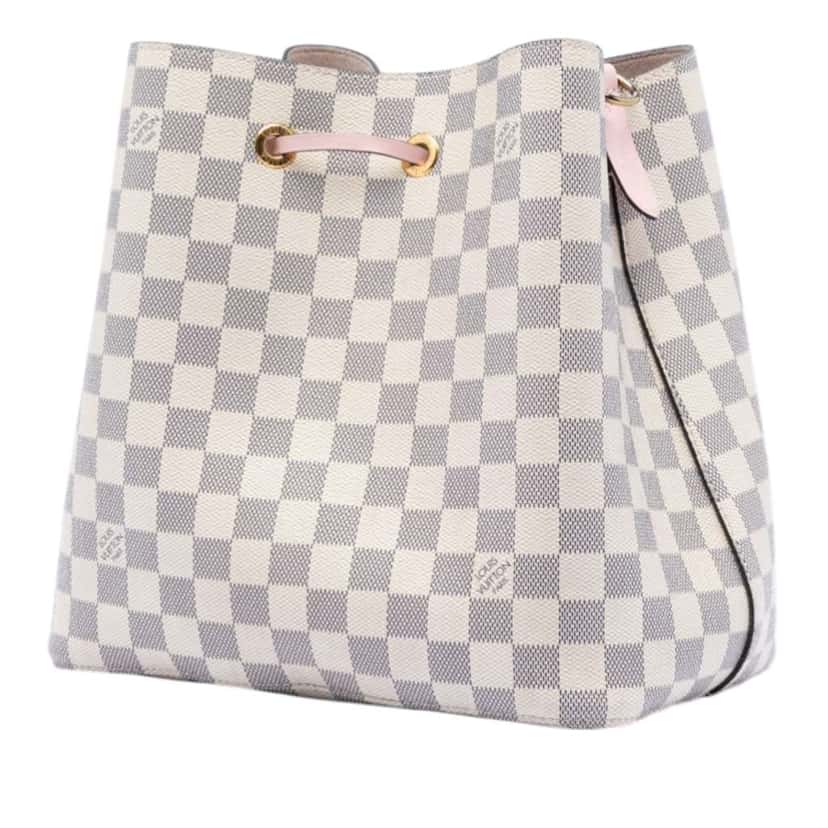 Louis Vuitton Damier Azur Neonoe MM White Very good condition - Back View
