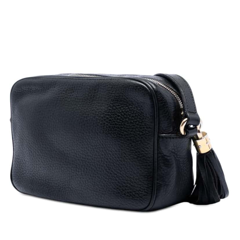 Gucci Leather Soho Disco Crossbody Black Leather Very good condition - Back View