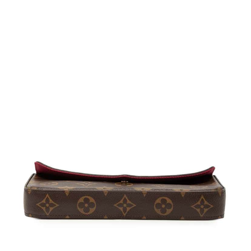 Louis Vuitton Monogram Pochette Felicie Brown Very good condition - Inside View