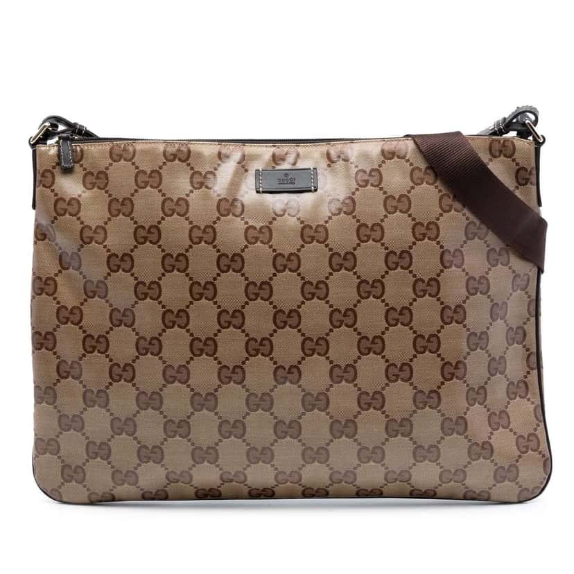 Gucci GG Crystal Crossbody Beige Very good condition - Front View