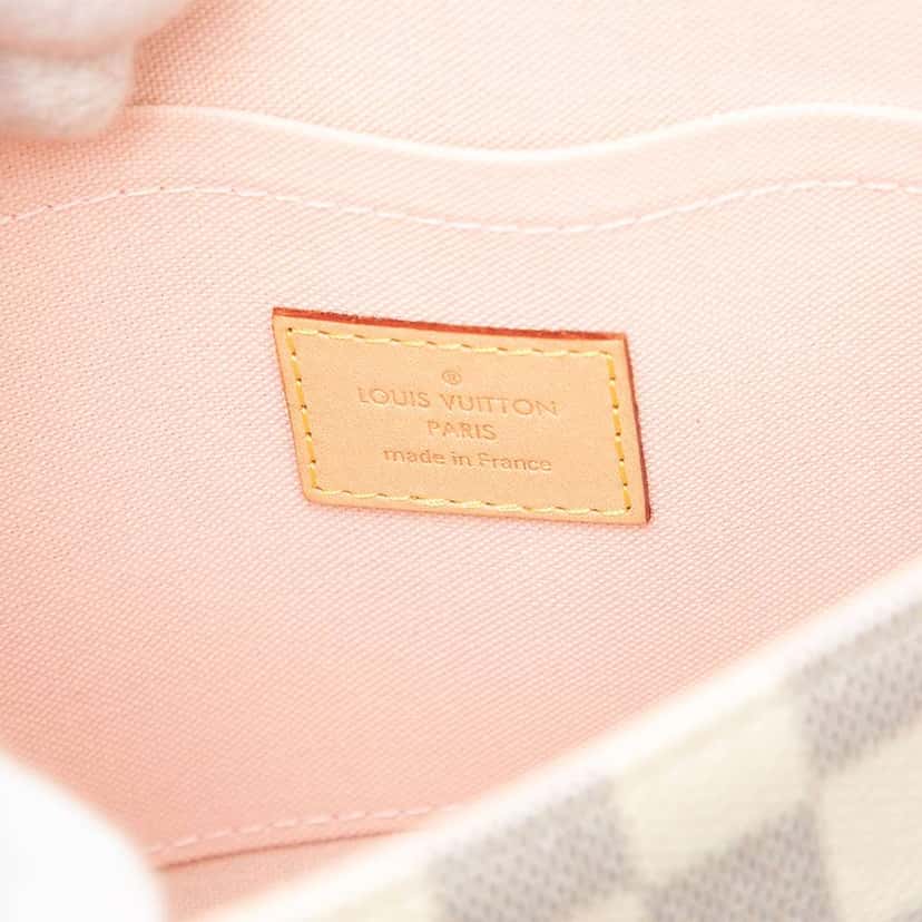 Louis Vuitton Damier Azur Croisette White Very good condition - Box View