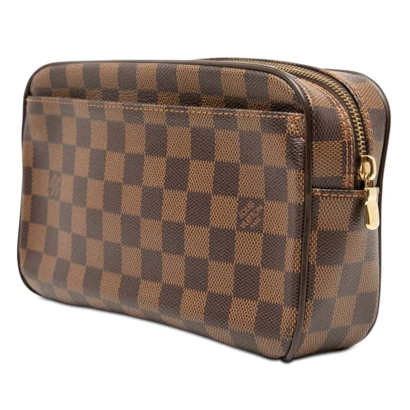 Louis Vuitton Damier Ebene Pochette Saint Paul Brown Very good condition - Back View