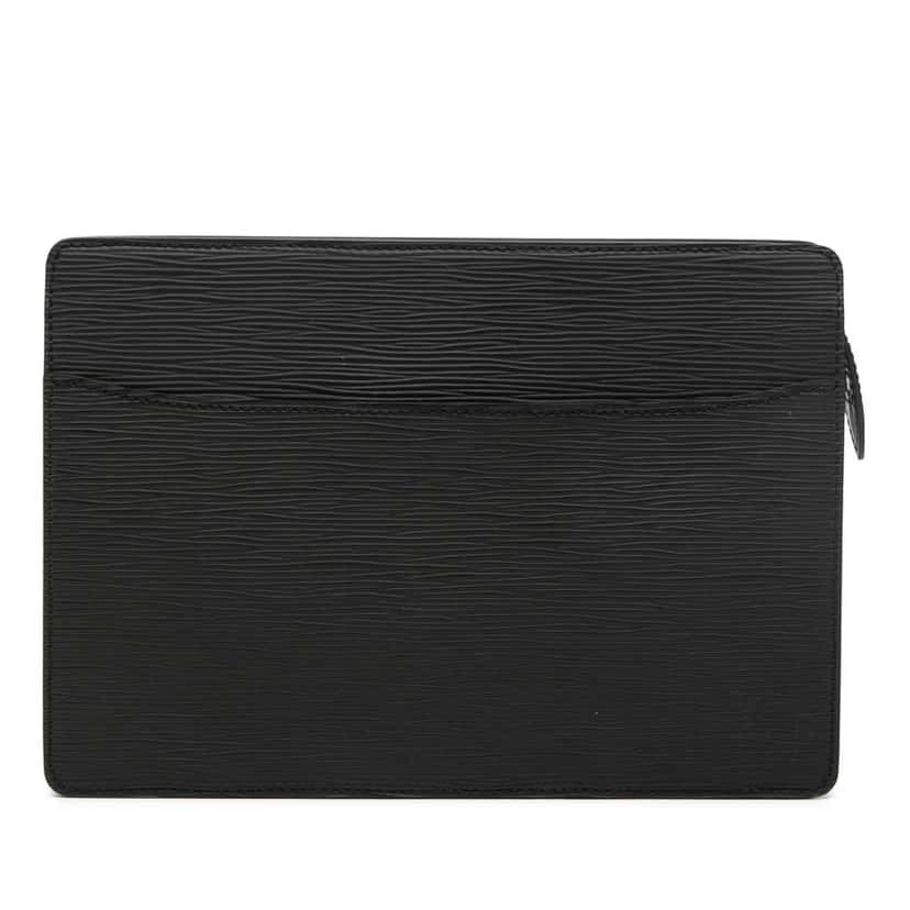 Louis Vuitton Epi Pochette Homme Black Leather Very good condition - Front View