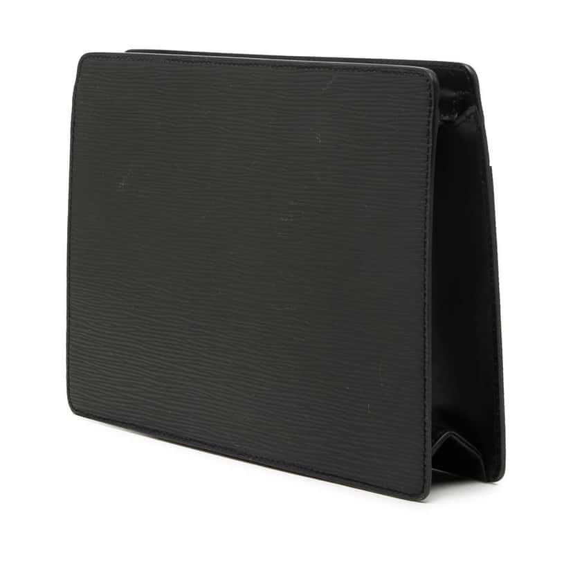 Louis Vuitton Epi Pochette Homme Black Leather Very good condition - Back View