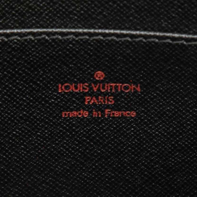Louis Vuitton Epi Pochette Homme Black Leather Very good condition - Box View