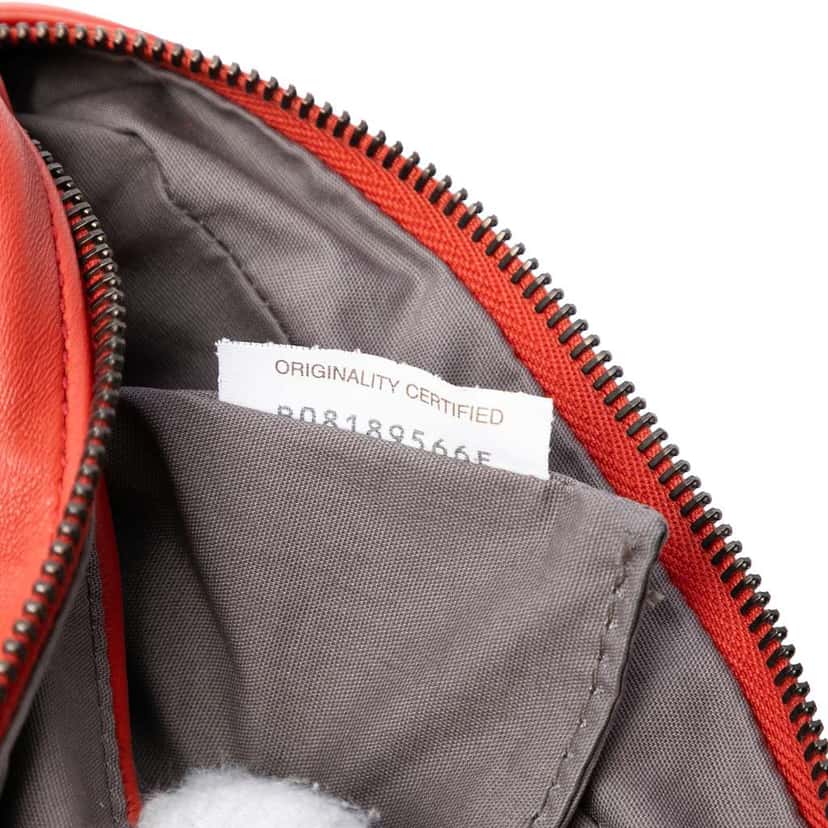 Bottega Veneta Small Nappa Intrecciato Camera Bag Orange Leather Very good condition - Box View