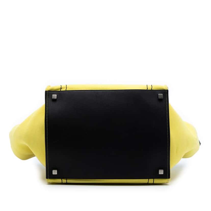 Celine Medium Canvas Phantom Luggage Tote Yellow Canvas Very good condition - Inside View