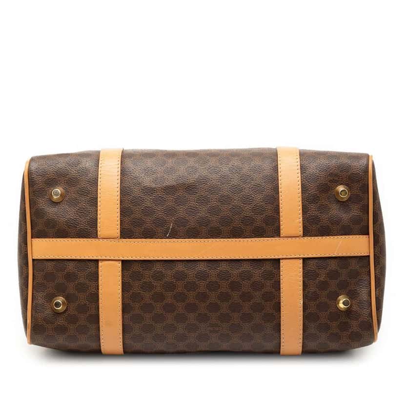 Celine Macadam Coated Canvas Boston Bag Brown Canvas Very good condition - Inside View