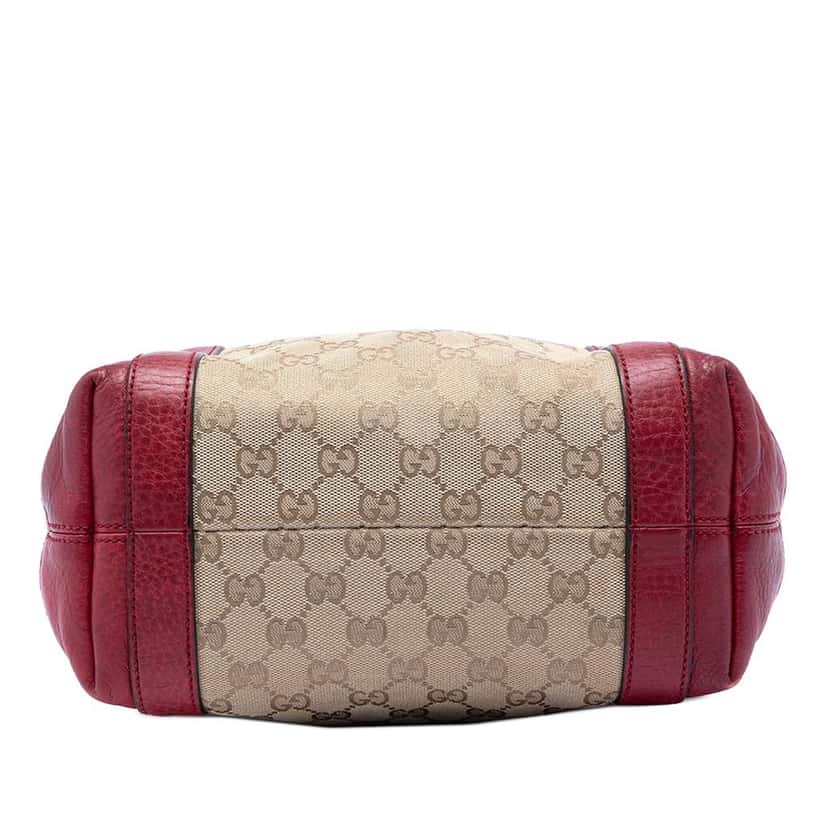 Gucci GG Canvas Twins Tote Beige Canvas Very good condition - Inside View