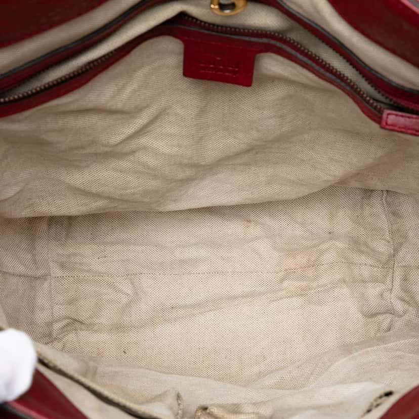 Gucci GG Canvas Twins Tote Beige Canvas Very good condition - Model View