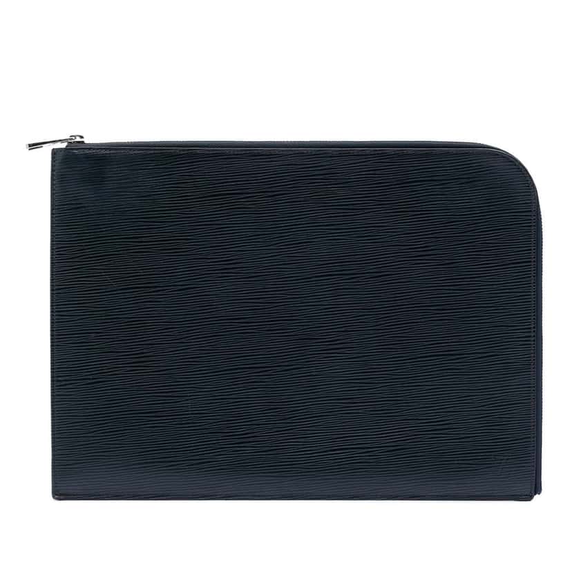 Louis Vuitton Epi Pochette Jour GM Blue Leather Very good condition - Front View