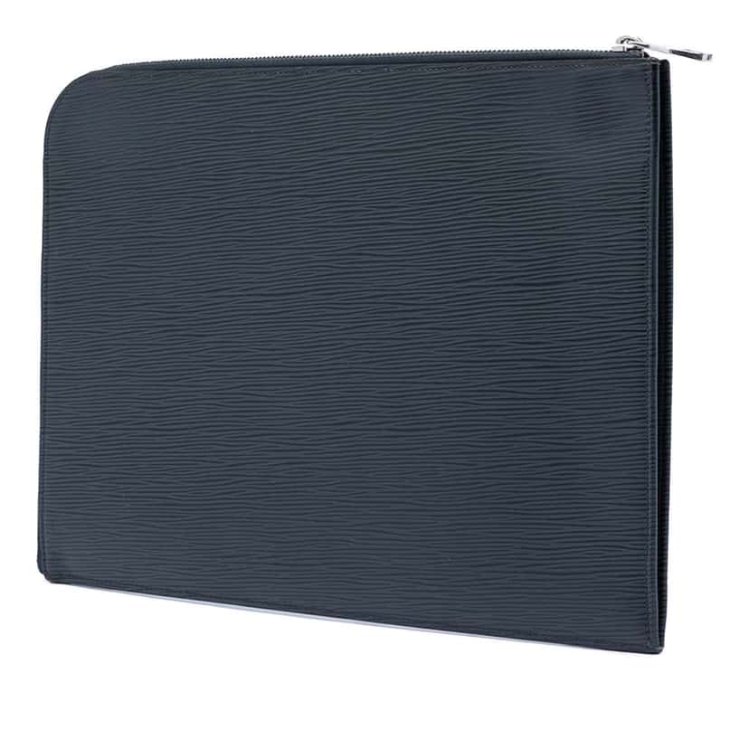 Louis Vuitton Epi Pochette Jour GM Blue Leather Very good condition - Back View