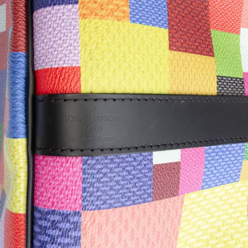 Louis Vuitton Multicolor Damier Graphite 3D Keepall Bandouliere 50 Black Very good condition - Box View
