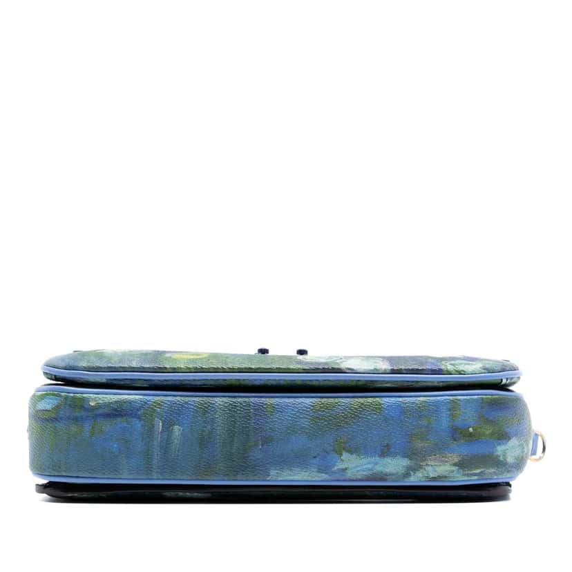 Louis Vuitton Jeff Koons Masters Collection Monet Pochette Metis Blue Canvas Very good condition - Inside View