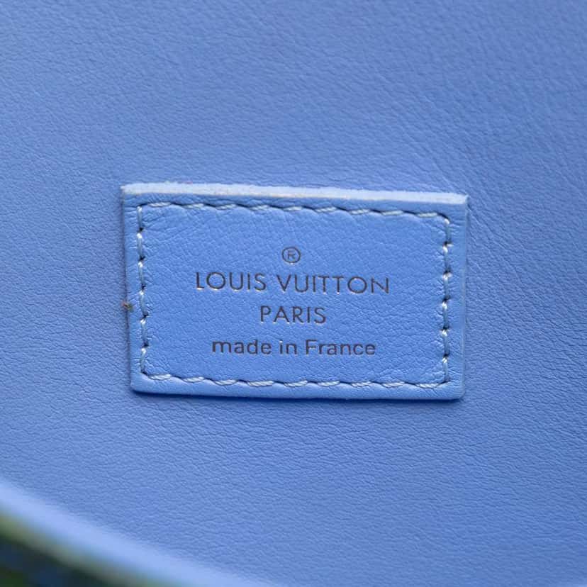 Louis Vuitton Jeff Koons Masters Collection Monet Pochette Metis Blue Canvas Very good condition - Box View