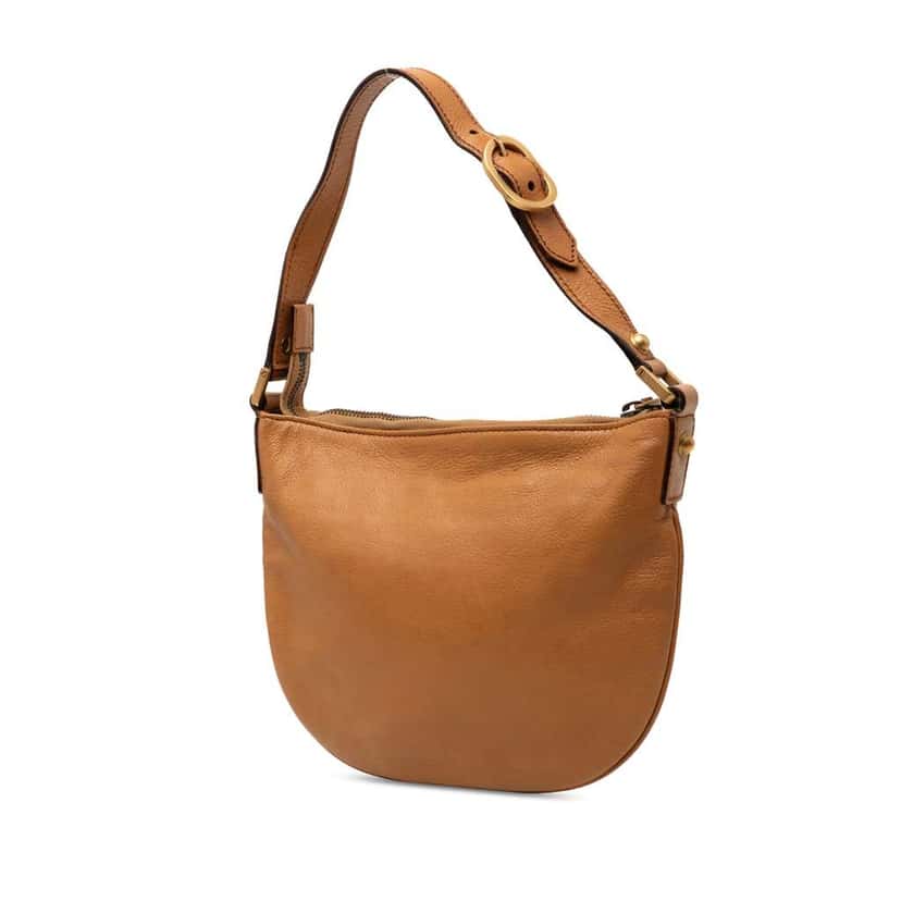 Gucci Small Leather Blondie Hobo Bag Brown Leather Very good condition - Back View
