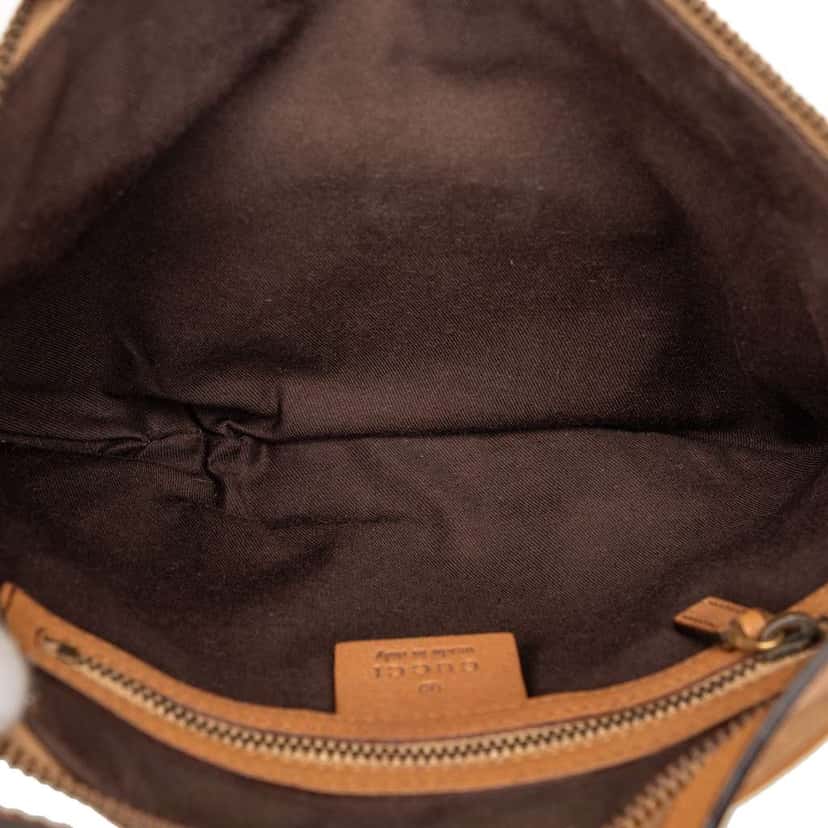 Gucci Small Leather Blondie Hobo Bag Brown Leather Very good condition - Model View