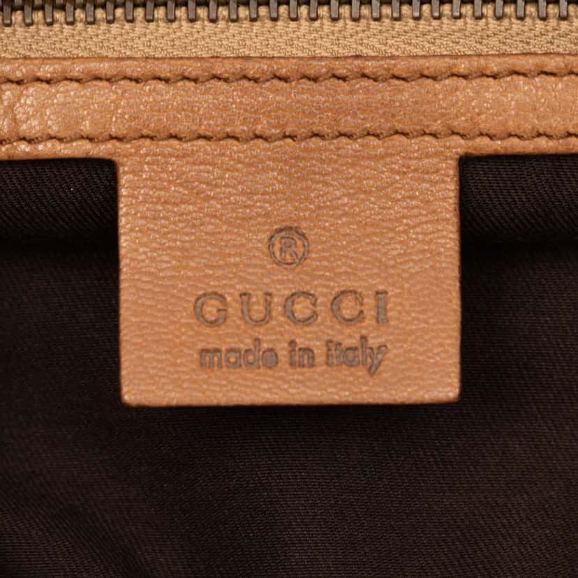 Gucci Small Leather Blondie Hobo Bag Brown Leather Very good condition - Box View