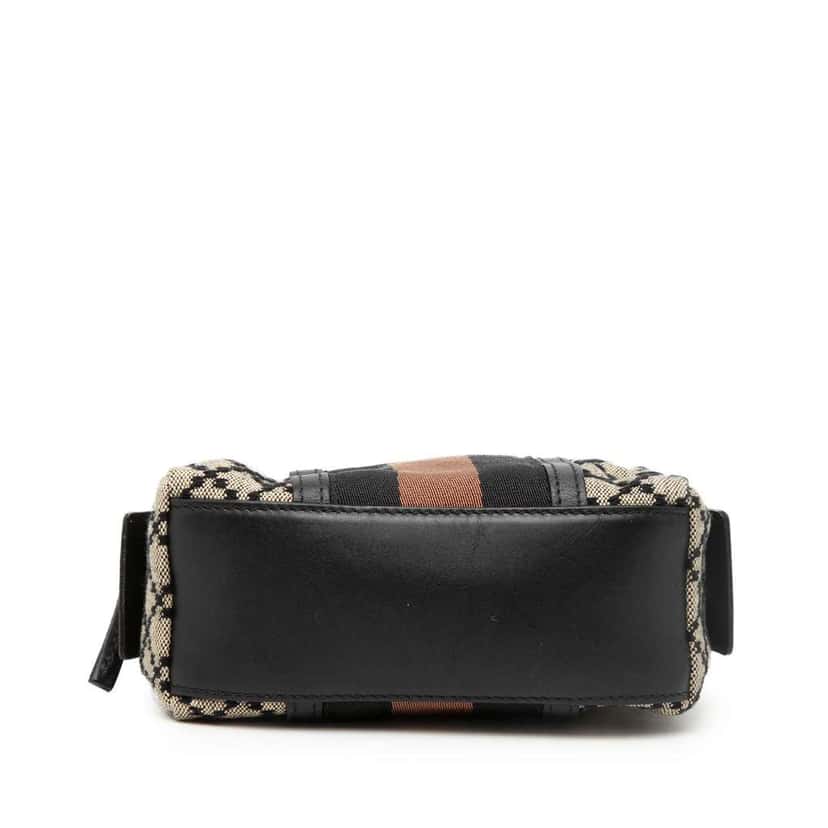 Gucci Diamante Canvas Web Pouch Beige Canvas Very good condition - Inside View