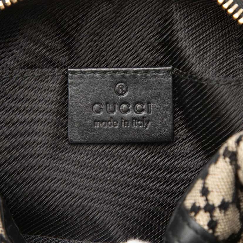 Gucci Diamante Canvas Web Pouch Beige Canvas Very good condition - Box View