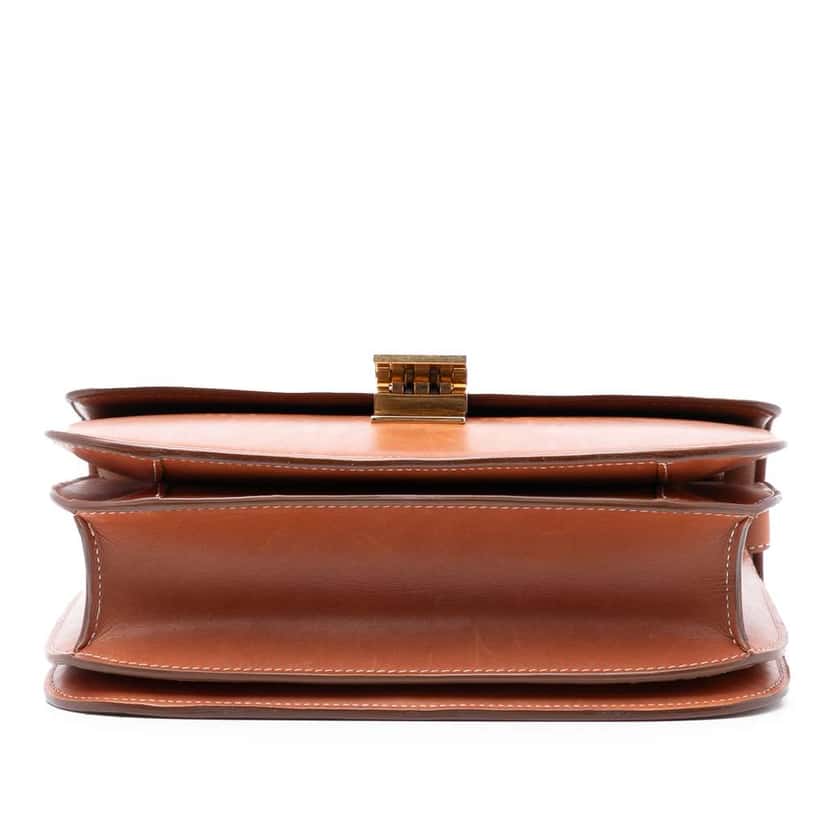 Celine Medium Calfskin Classic Box Brown Leather Very good condition - Inside View