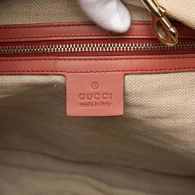 Gucci Medium Canvas Craft Tote Beige Canvas Good condition - Box View
