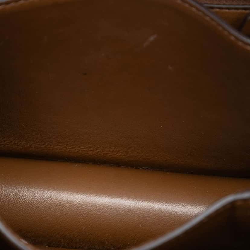 Celine Small Calfskin Classic Box Brown Leather Very good condition - Model View