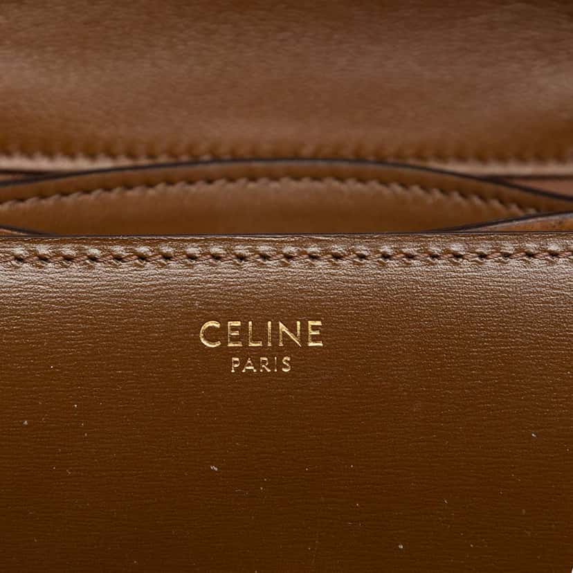 Celine Small Calfskin Classic Box Brown Leather Very good condition - Box View
