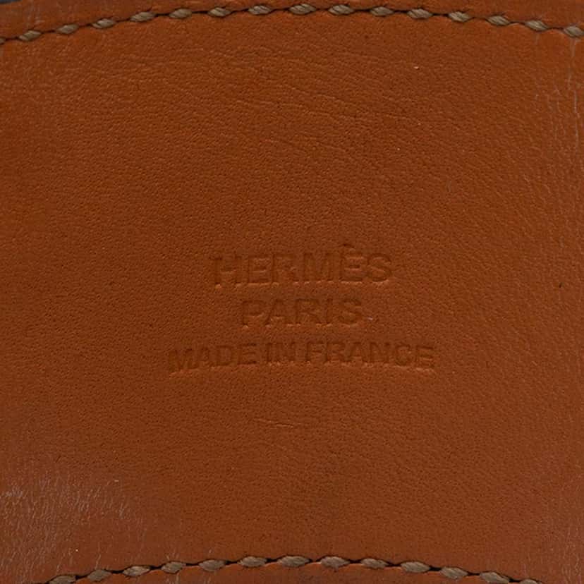 Hermès Swift Leather and Palladium Plated Collier de Chien Bracelet S Black Leather Very good condition - Box View