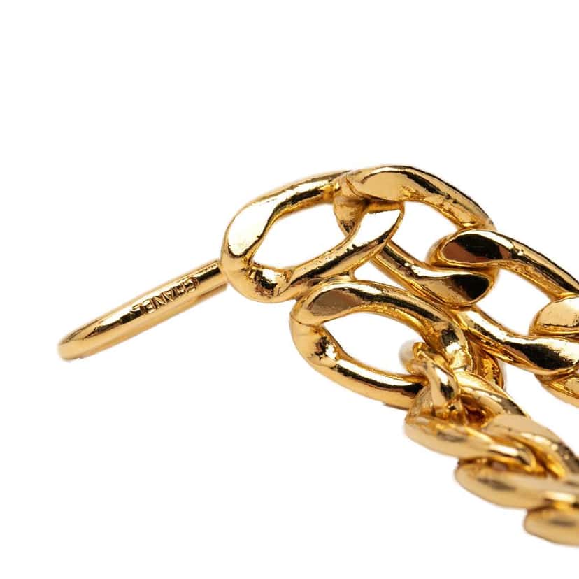 Chanel Gold Plated Medallion Rue Cambon Chain Belt Gold Metal Very good condition - Back View