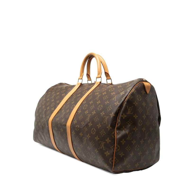 Louis Vuitton Monogram Keepall 55 Brown Very good condition - Back View