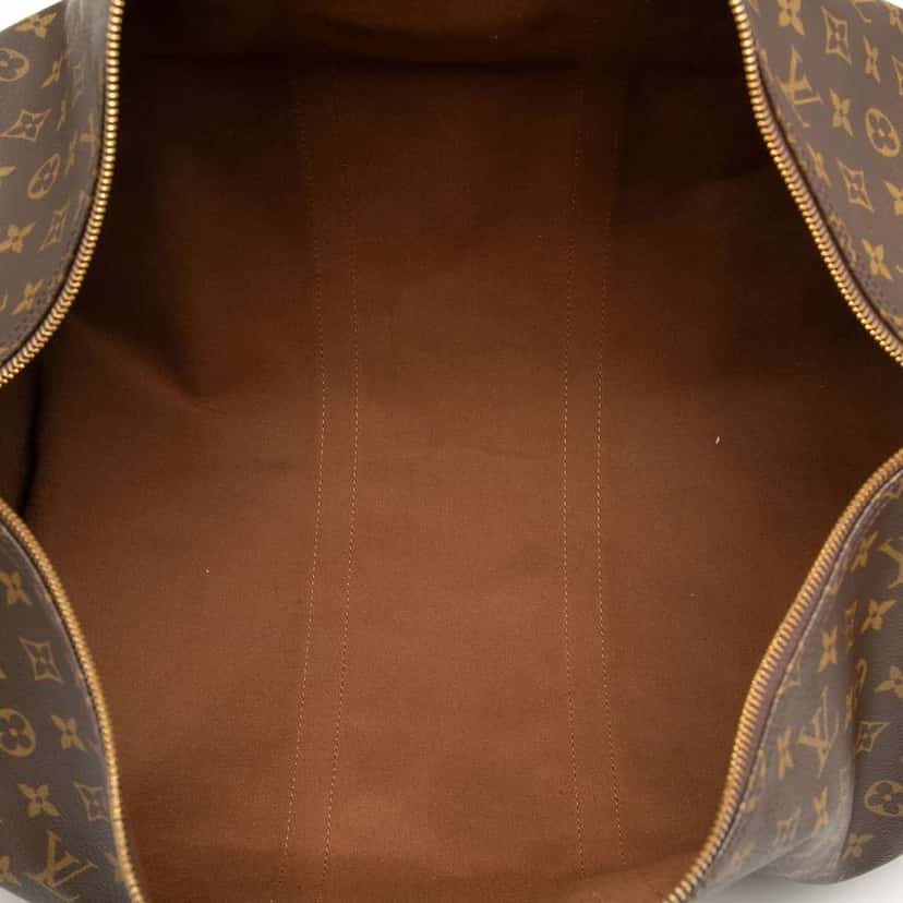 Louis Vuitton Monogram Keepall 55 Brown Very good condition - Model View