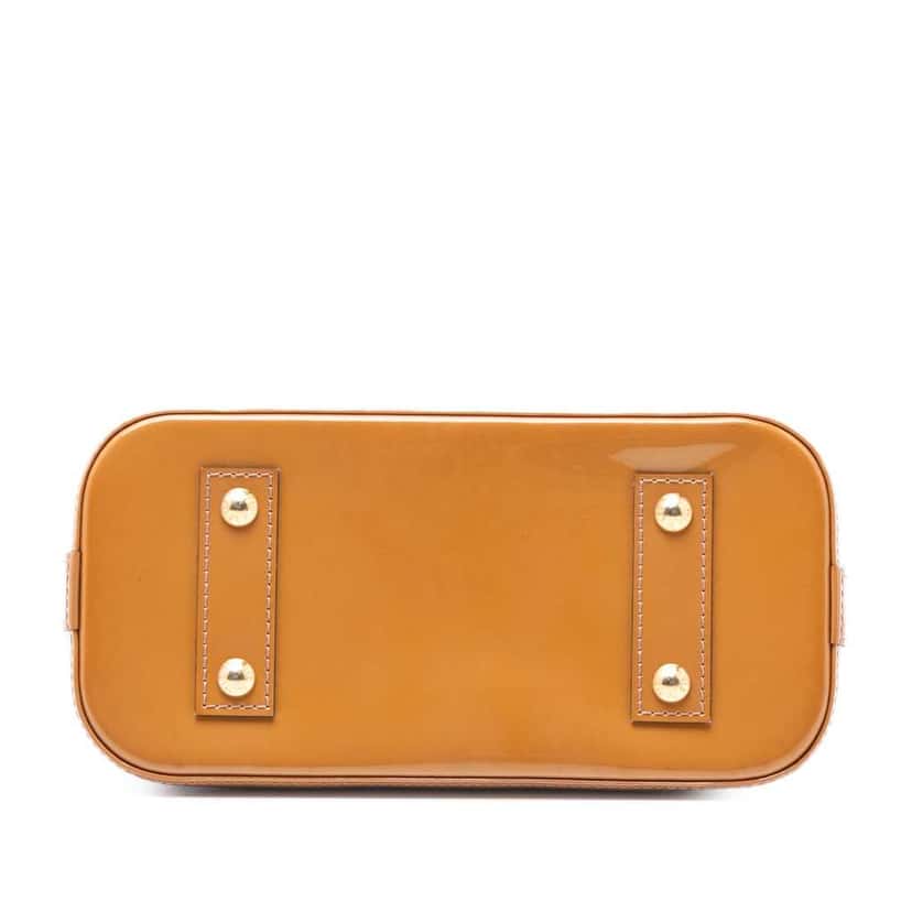Louis Vuitton Monogram Vernis Alma BB Brown Leather Very good condition - Inside View