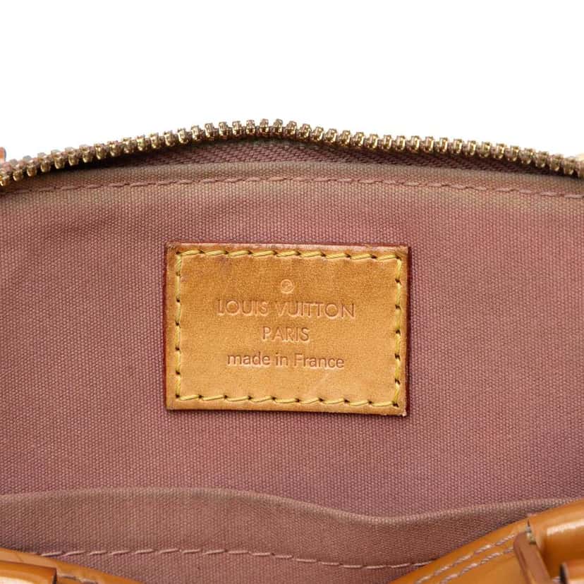 Louis Vuitton Monogram Vernis Alma BB Brown Leather Very good condition - Box View