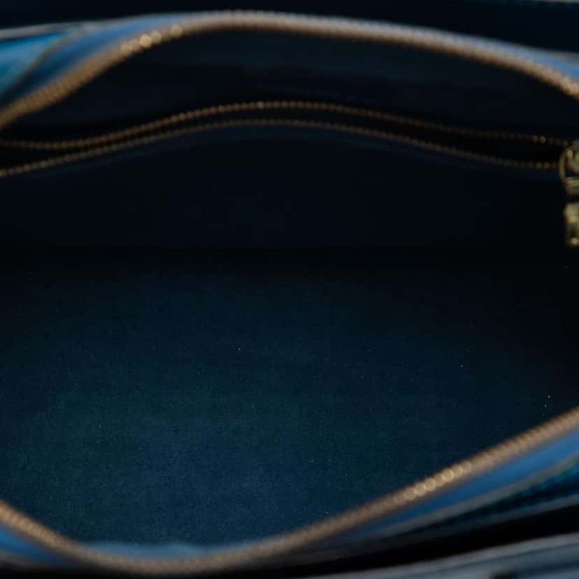 Louis Vuitton Epi Pont Neuf PM Blue Leather Very good condition - Model View