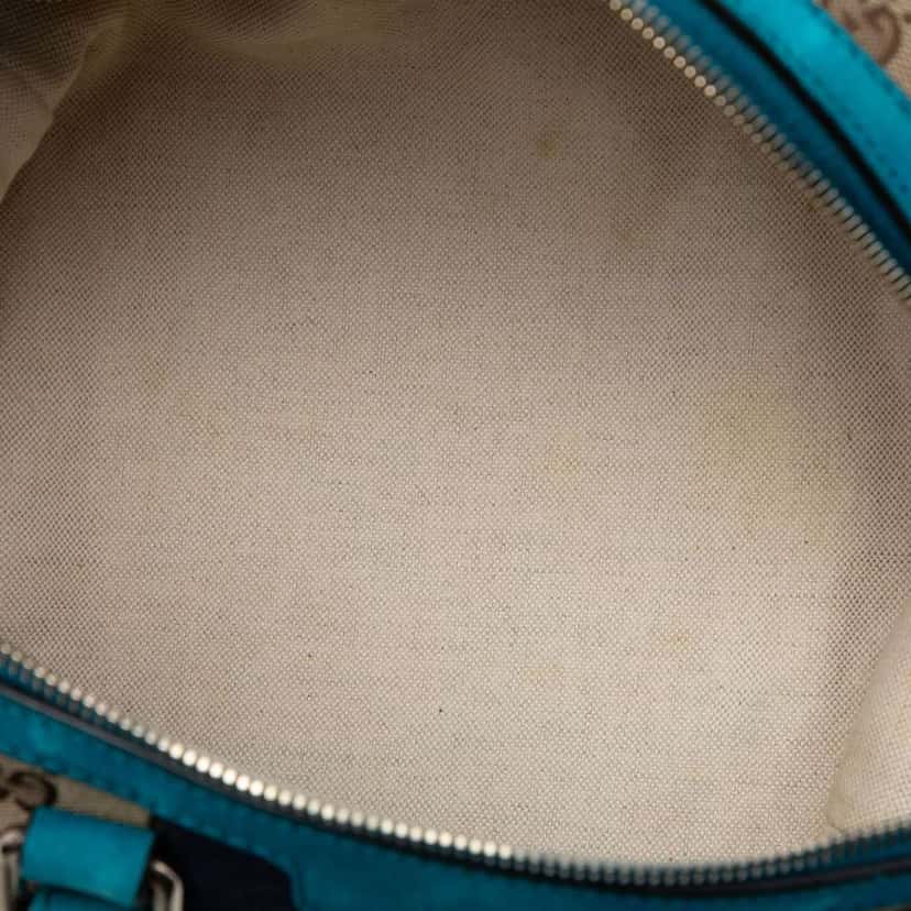 Gucci Small GG Canvas Web Joy Boston Bag Beige Very good condition - Model View